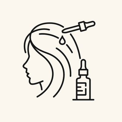Apply hair oil
